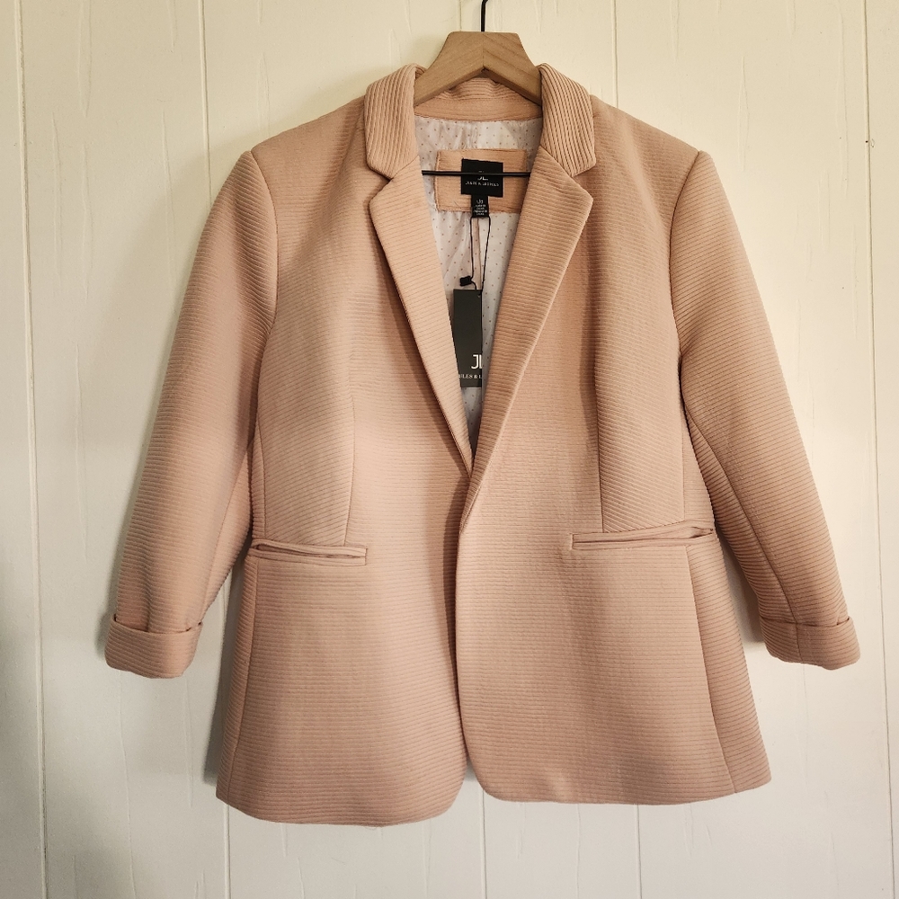 NWT Jules & Leopold Blush Pink Blazer - Size Large